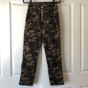 Dolls Kill Straight-Leg Camo Pants